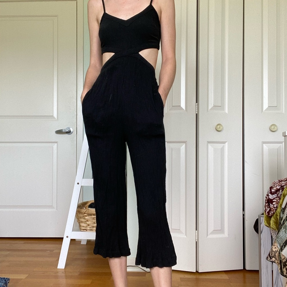 Black aerie jumpsuit